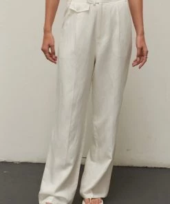 Au Darling Rue White Suit Trouser