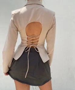 Au Darling Dionne Fitted Blazer Top Clothing