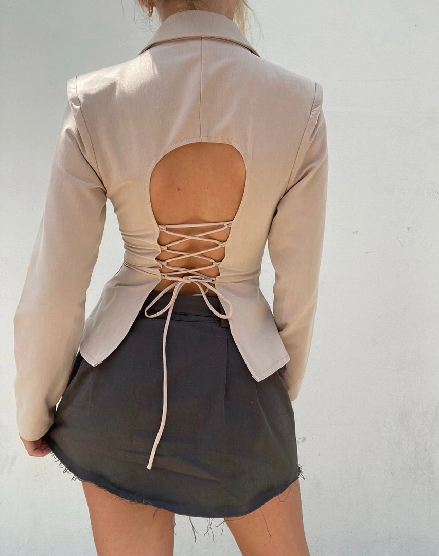 Au Darling Dionne Fitted Blazer Top Clothing