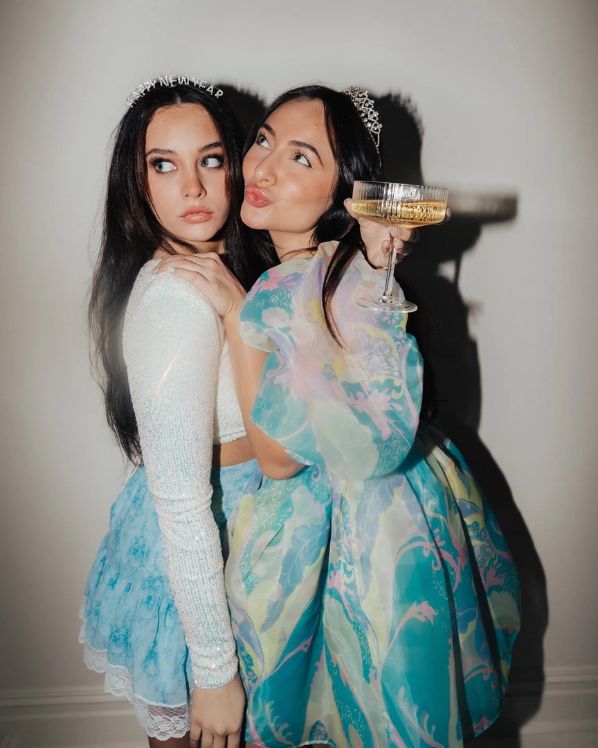 Selkie Clothing Electric Lady Puff Dress