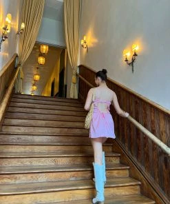 Au Darling Bubblegum Slip Dress New Arrivals