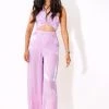 Au Darling Clothing Purple Metallic Trouser