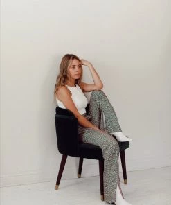 Au Darling Clothing Green Psychedelic Pants