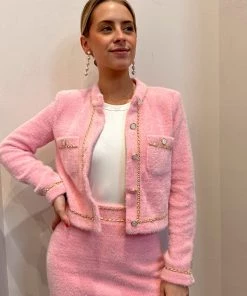 Au Darling Paris Pink Set Skirt Clothing