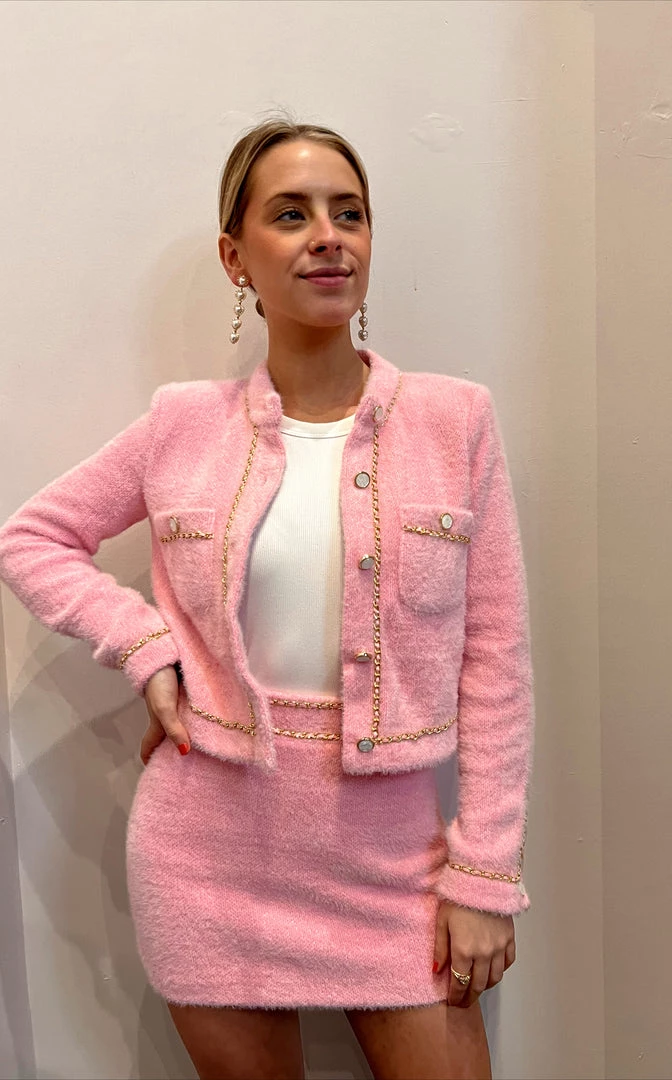 Au Darling Paris Pink Set Skirt Clothing