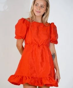 Sister Jane Clothing Poppy Jacquard Mini Dress
