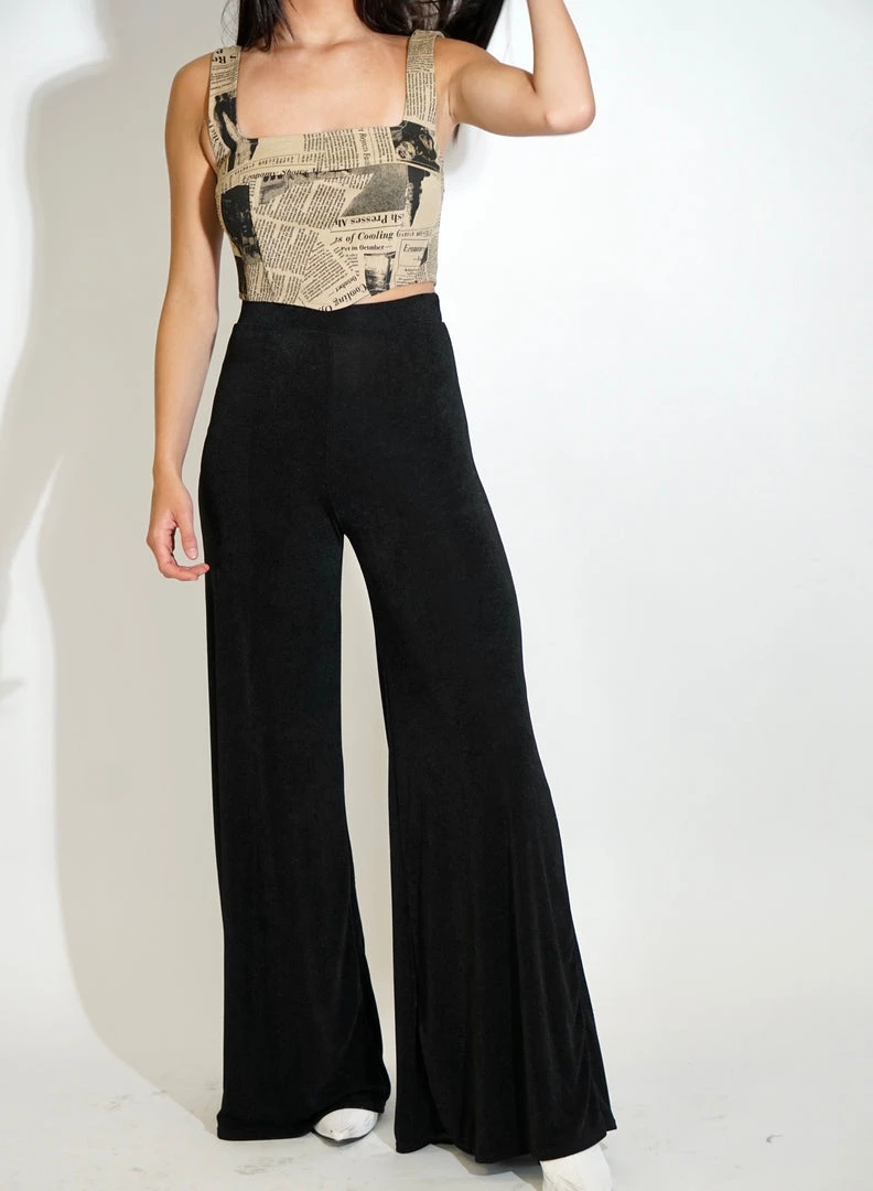 Au Darling Black Slinky Pants