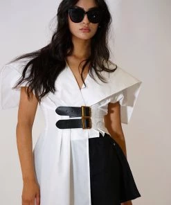 Au Darling Clothing Bella Belted Long Shirt