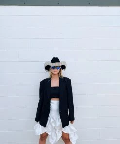 Au Darling Clothing Angel White Asymmetrical Skirt