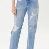 Au Darling Distressed Boyfriend Jean Clothing