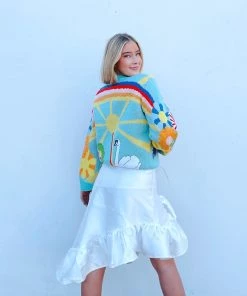 Au Darling Clothing Angel White Asymmetrical Skirt