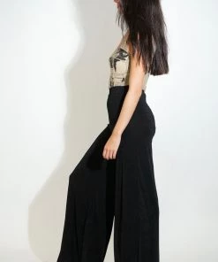 Au Darling Black Slinky Pants