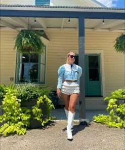 Au Darling Klein White Ruffle Bloomers Clothing