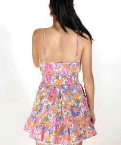 Au Darling Floral Bow Front Dress