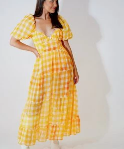 For Love And Lemons Mimosa Maxi Dress Clothing