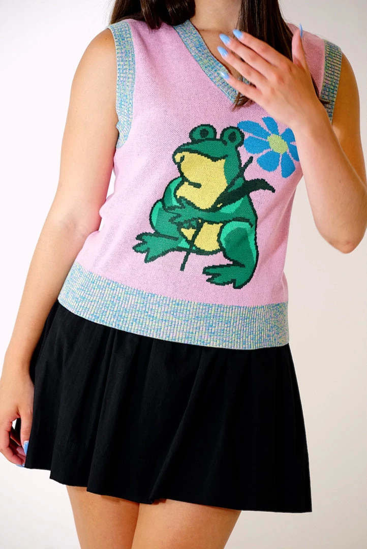 Au Darling Clothing Freddy Frog Vest
