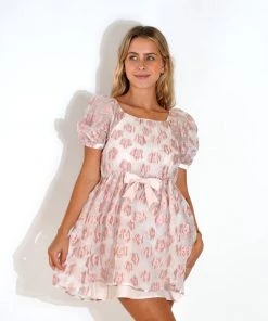 Au Darling Positano Bow Mini Dress