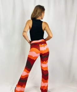 Au Darling Clothing Pink Mod Satin Pants