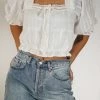 Au Darling Farrah White Summer Top Clothing