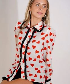 Sister Jane Amore Button Down Top