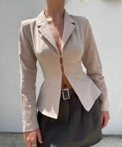 Au Darling Dionne Fitted Blazer Top Clothing