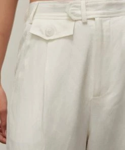 Au Darling Rue White Suit Trouser