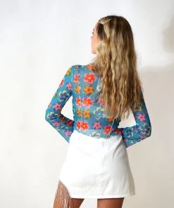 Au Darling Clothing Daisy Mesh Blouse