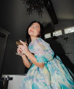 Selkie Clothing Electric Lady Puff Dress