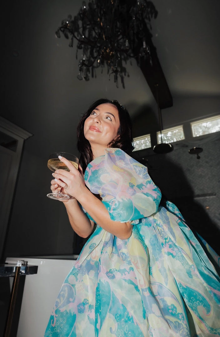 Selkie Clothing Electric Lady Puff Dress