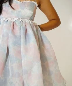 Selkie The Watercolor Rosebud Dress Clothing