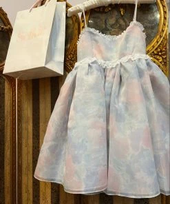 Selkie The Watercolor Rosebud Dress Clothing